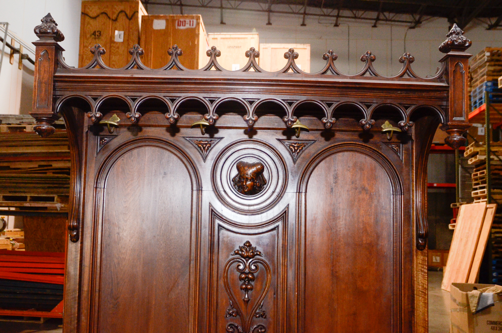 Early 20th Century Gothic Monastery Bench