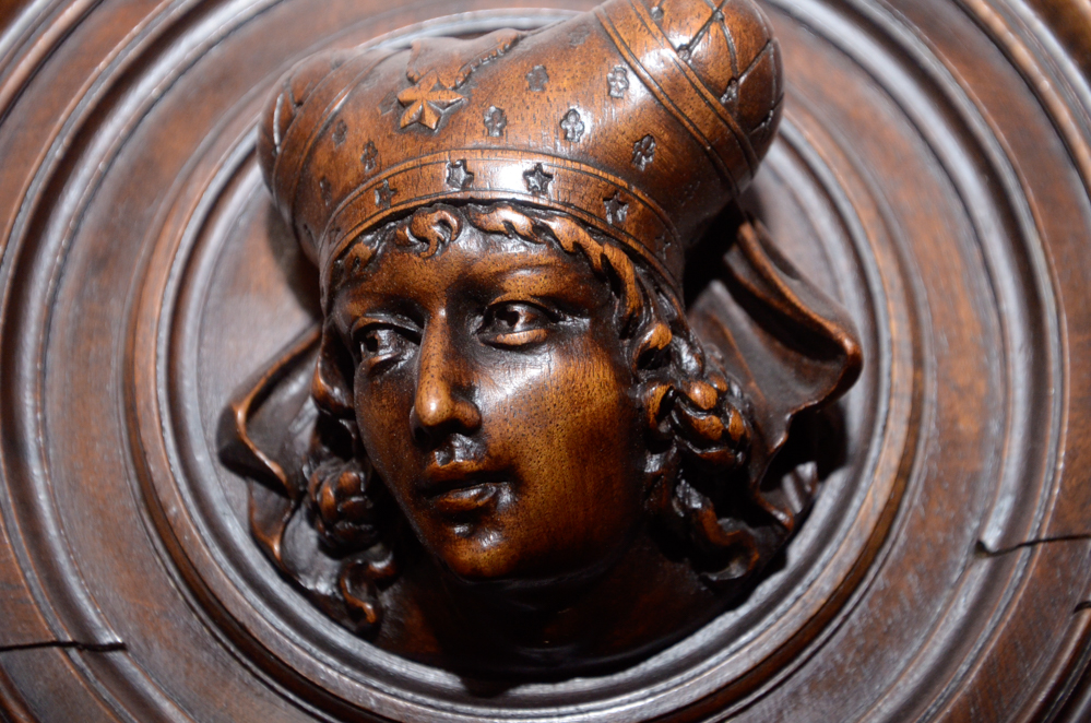 Early 20th Century Gothic Monastery Bench