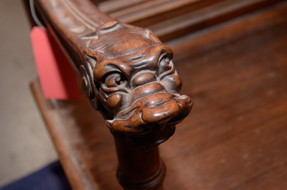 Early 20th Century Gothic Monastery Bench