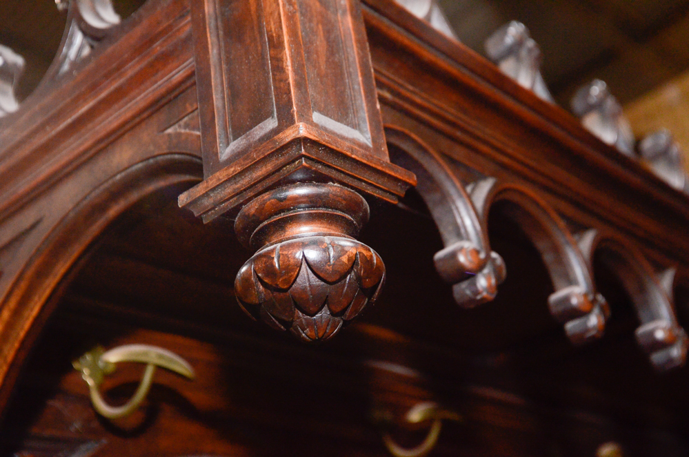 Early 20th Century Gothic Monastery Bench