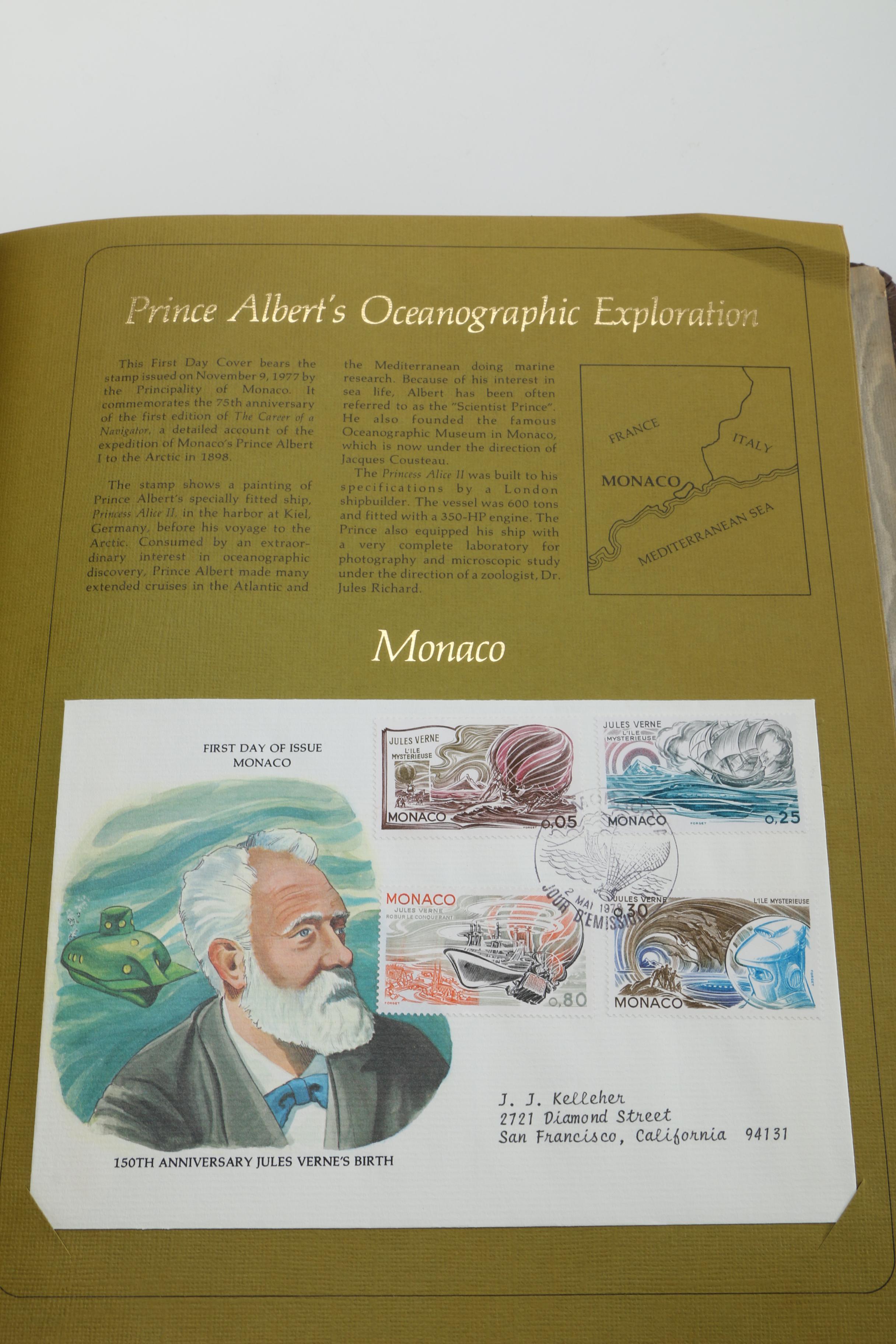 "First Day Covers From Around the World" Stamp Book