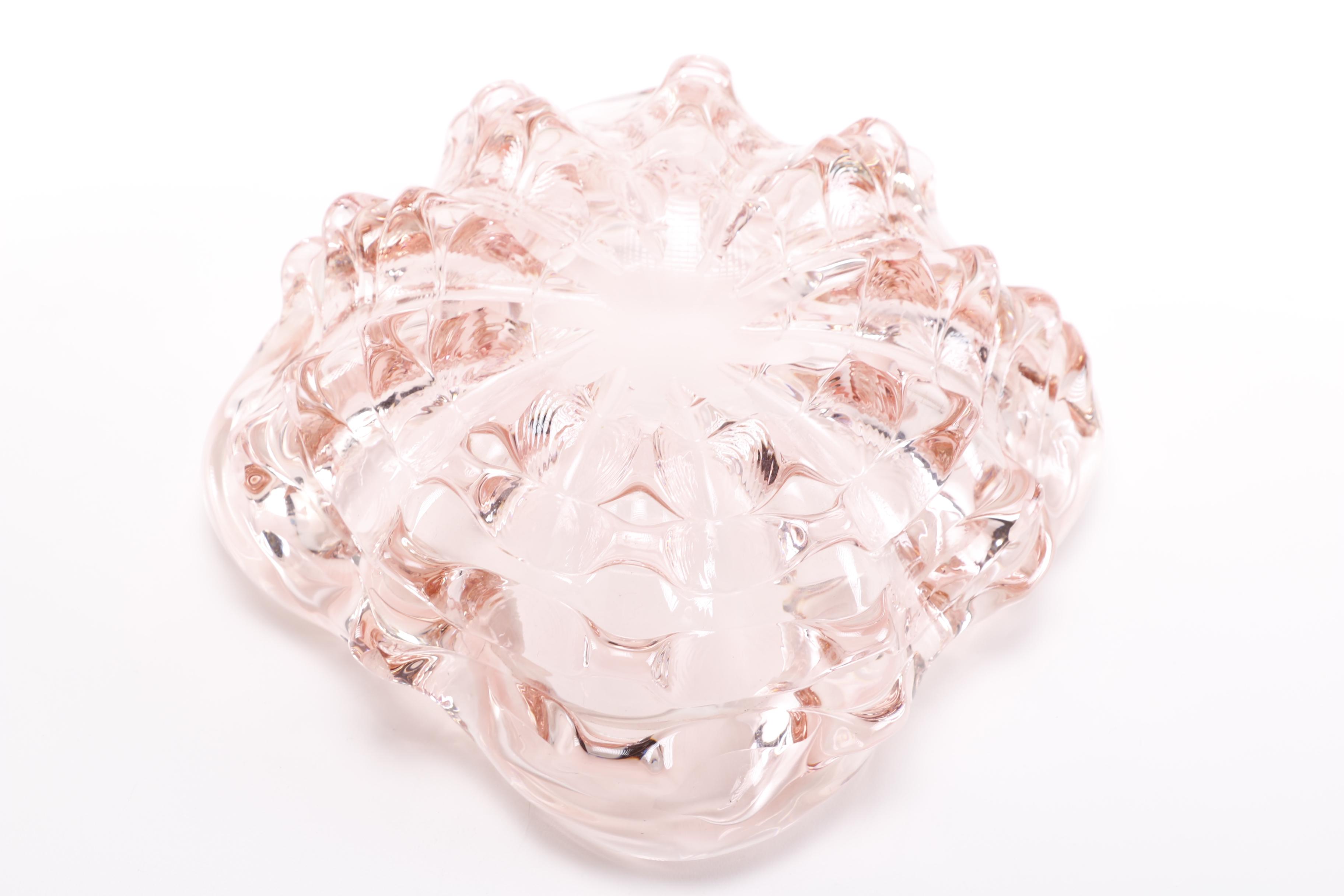 Vintage Pink Glass Bowl