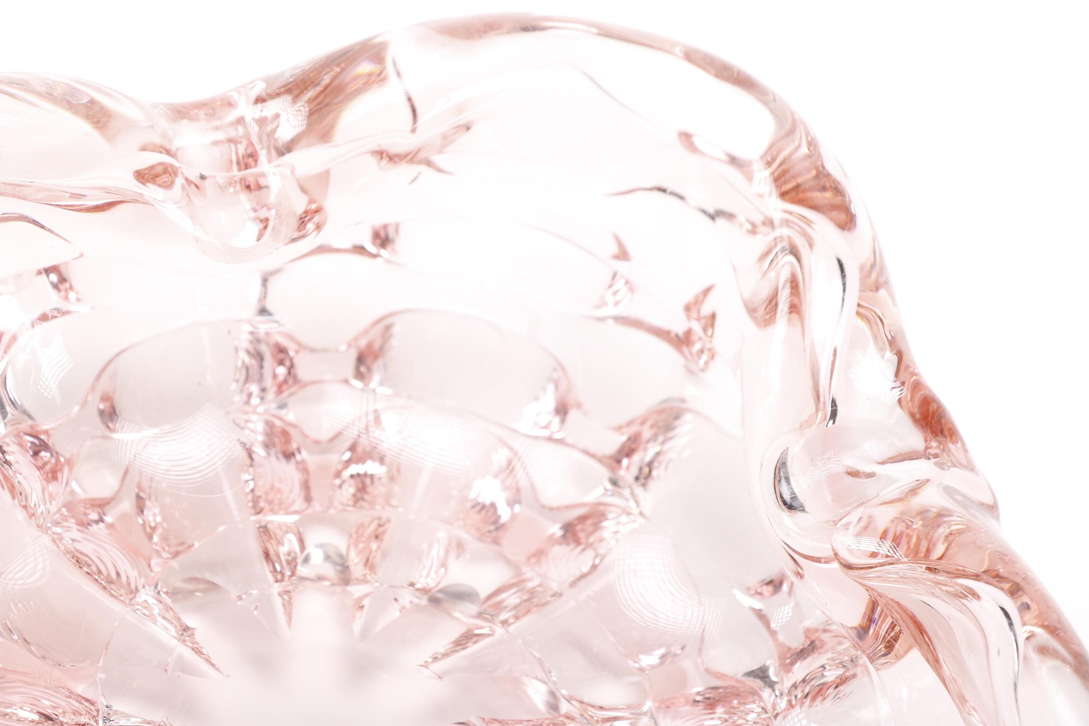 Vintage Pink Glass Bowl