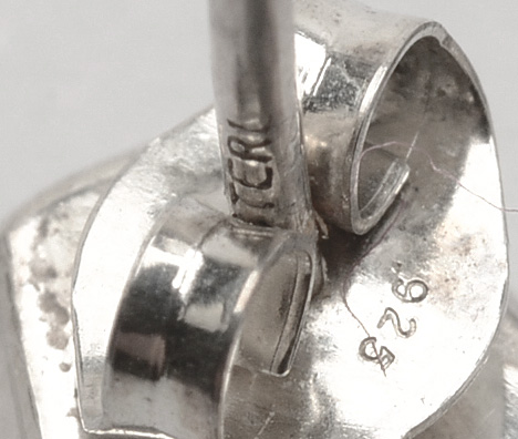 Sterling Jewelry with Mother of Pearl, Glass and Enamel Accents