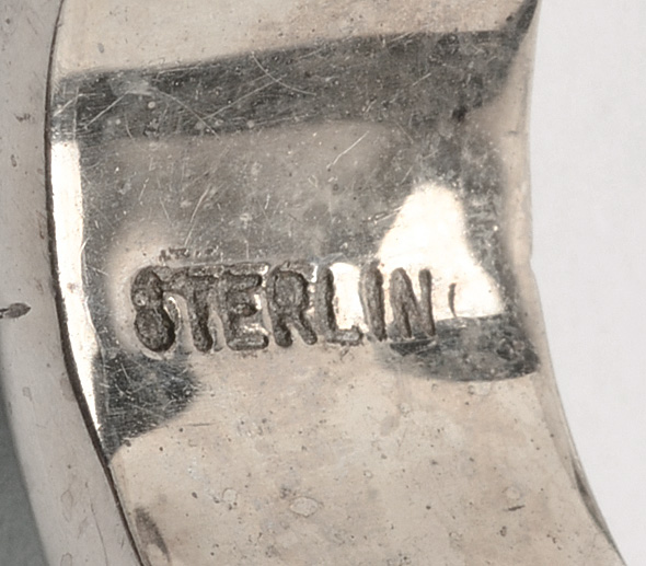 Sterling Jewelry with Mother of Pearl, Glass and Enamel Accents