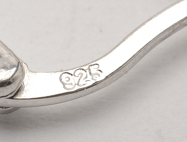 Sterling Jewelry with Mother of Pearl, Glass and Enamel Accents