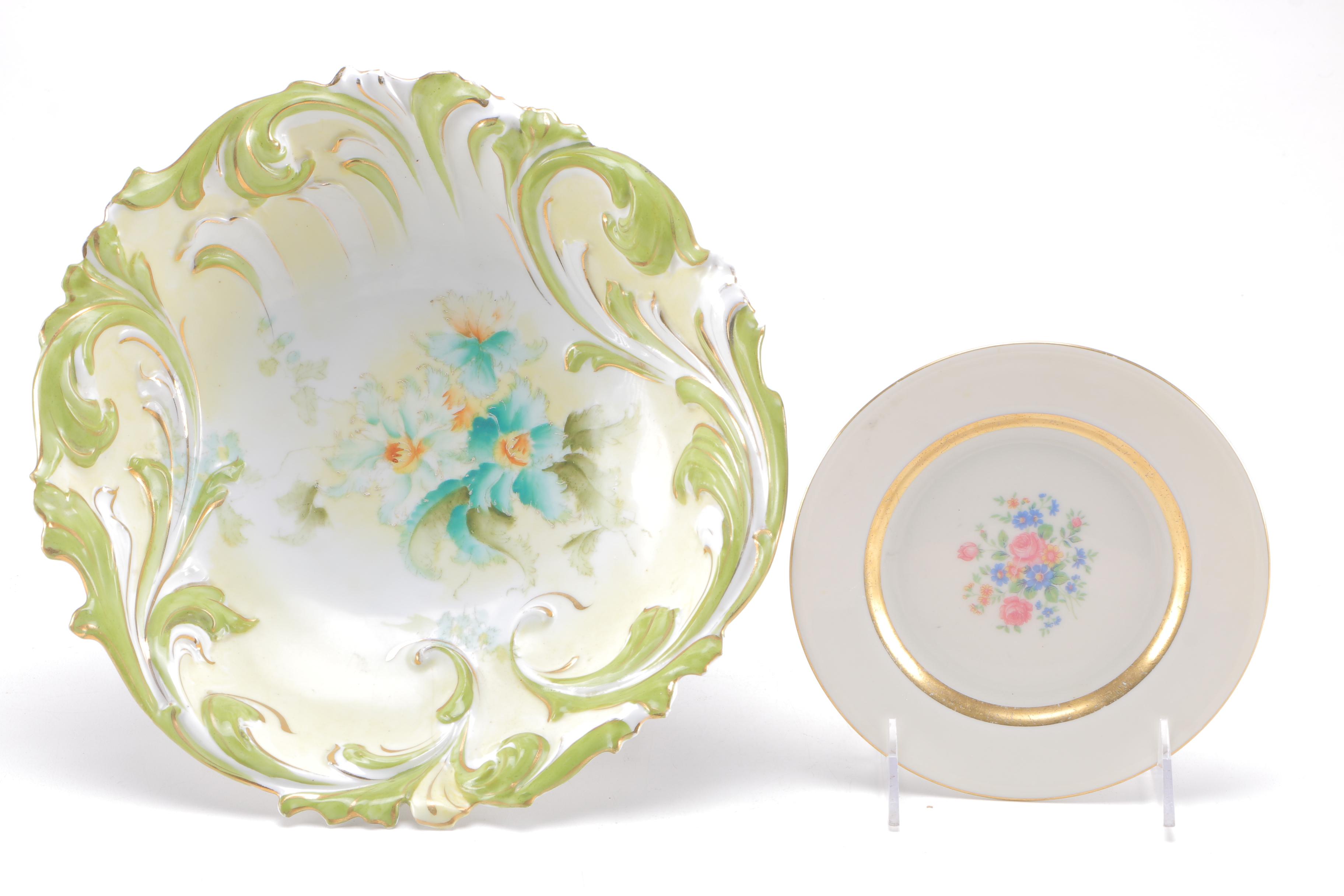 Decorative China Featuring Haviland and Harker