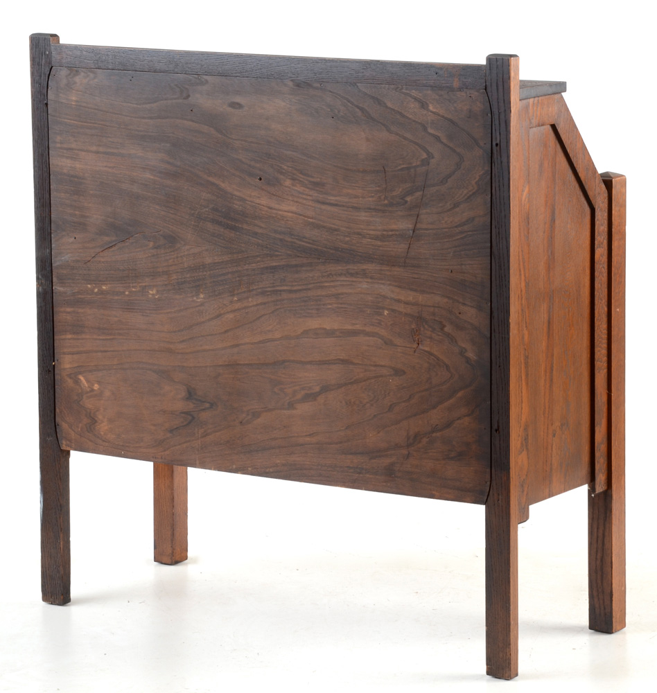 Mission Style Oak Secretary Desk