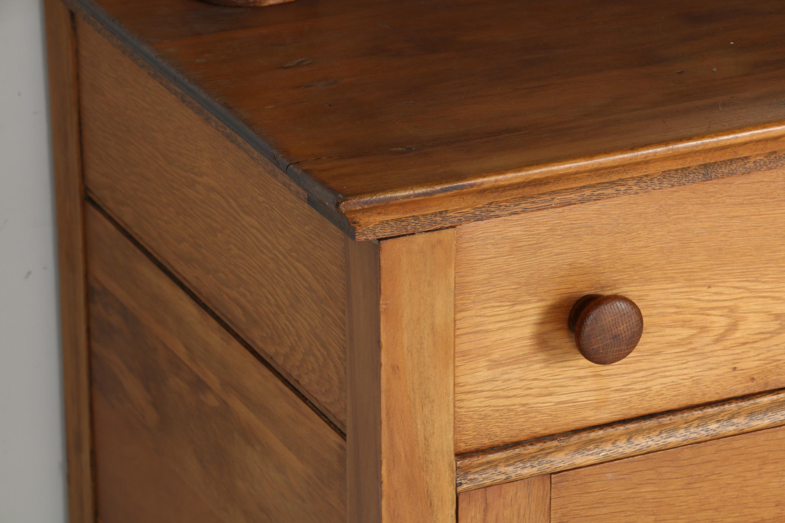 Victorian Buffet With Mirror