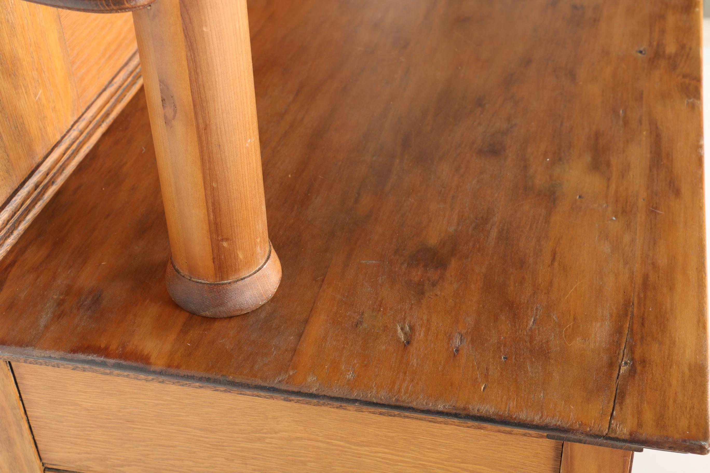 Victorian Buffet With Mirror