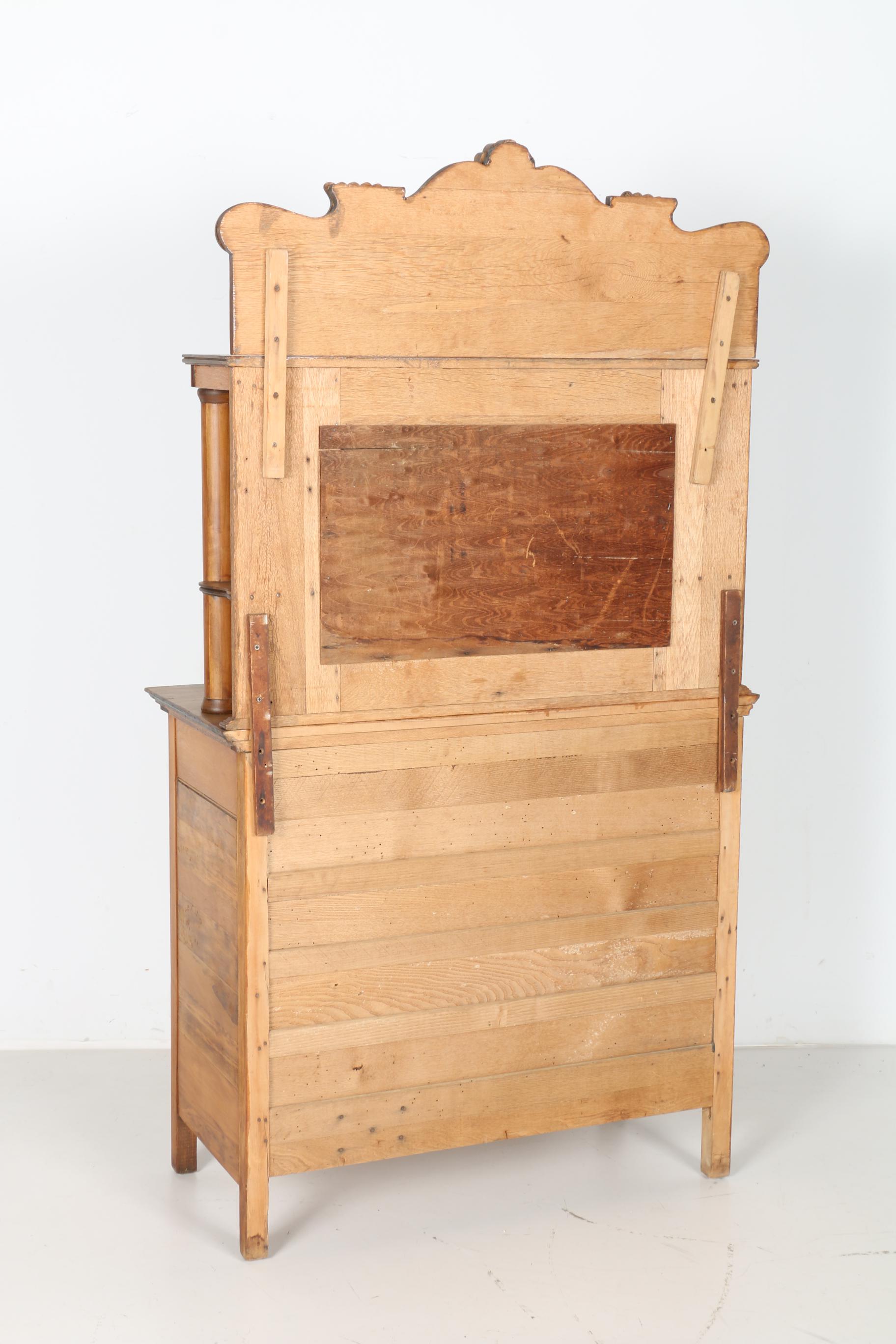 Victorian Buffet With Mirror