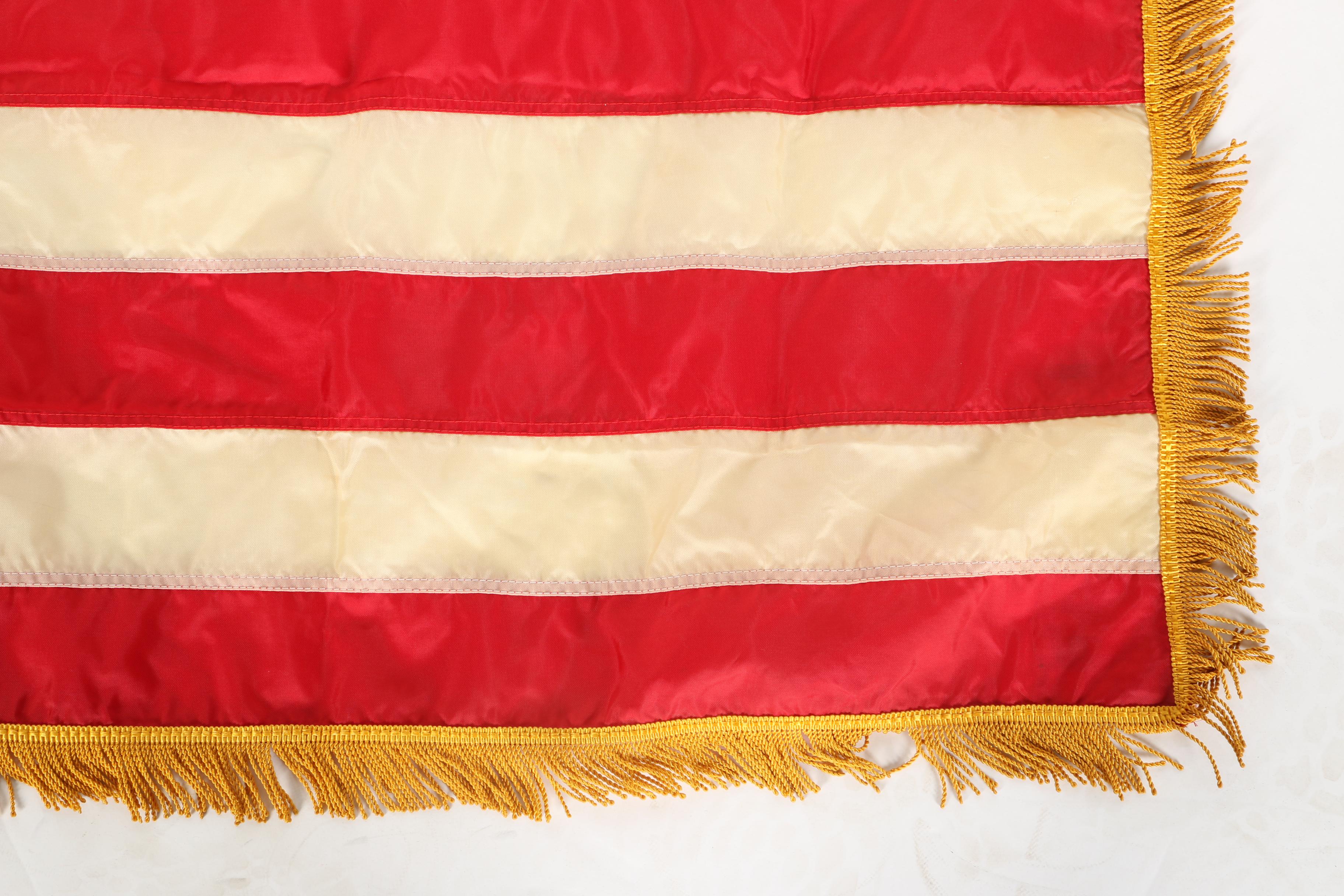 Two Vintage American Flags