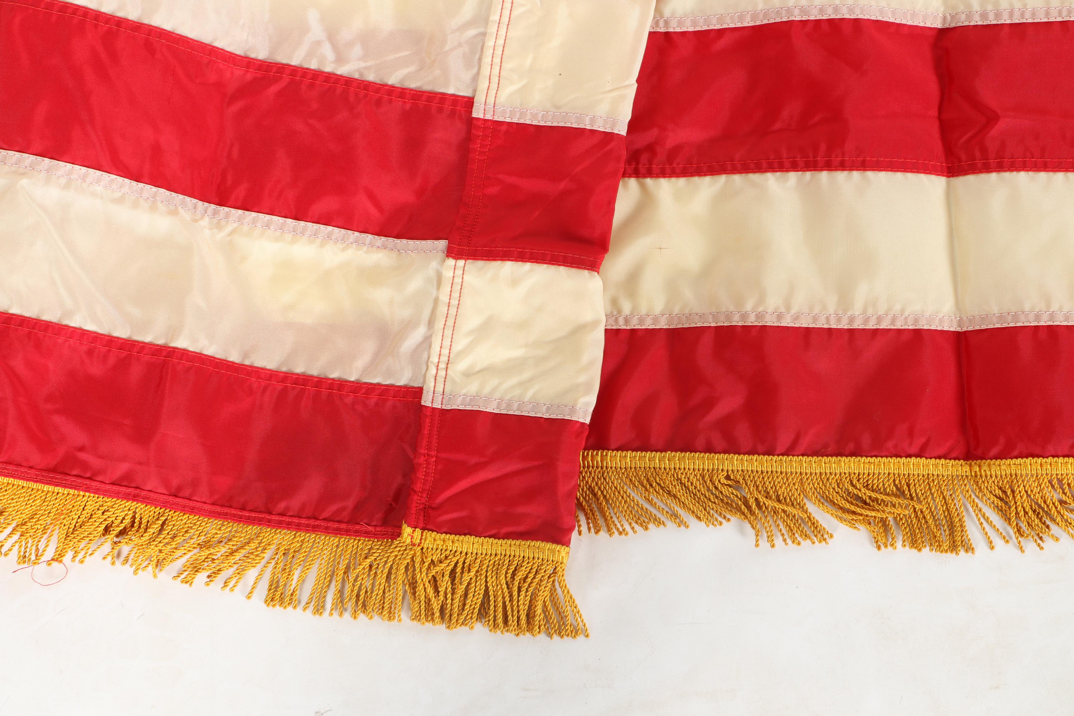 Two Vintage American Flags