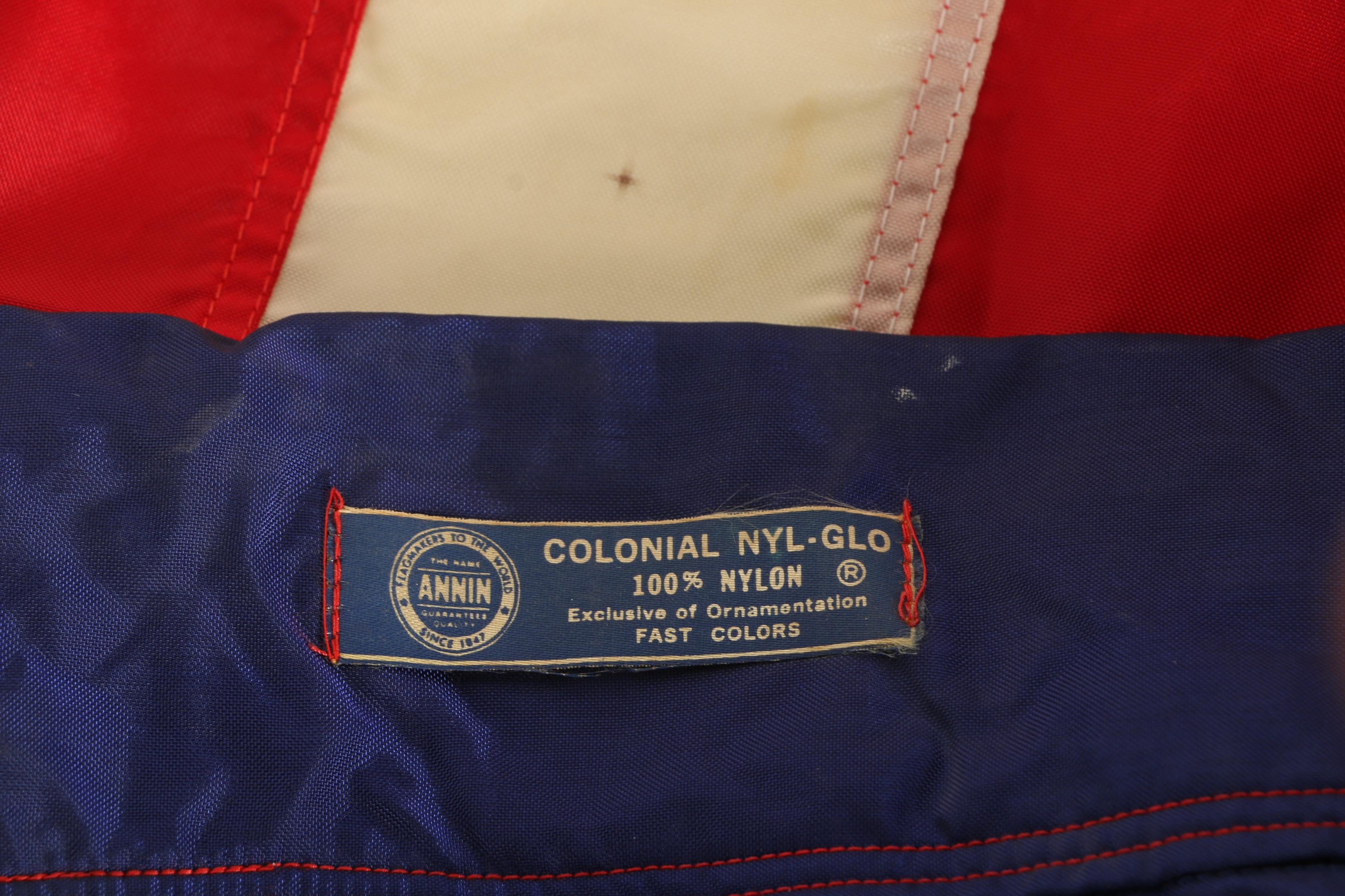 Two Vintage American Flags