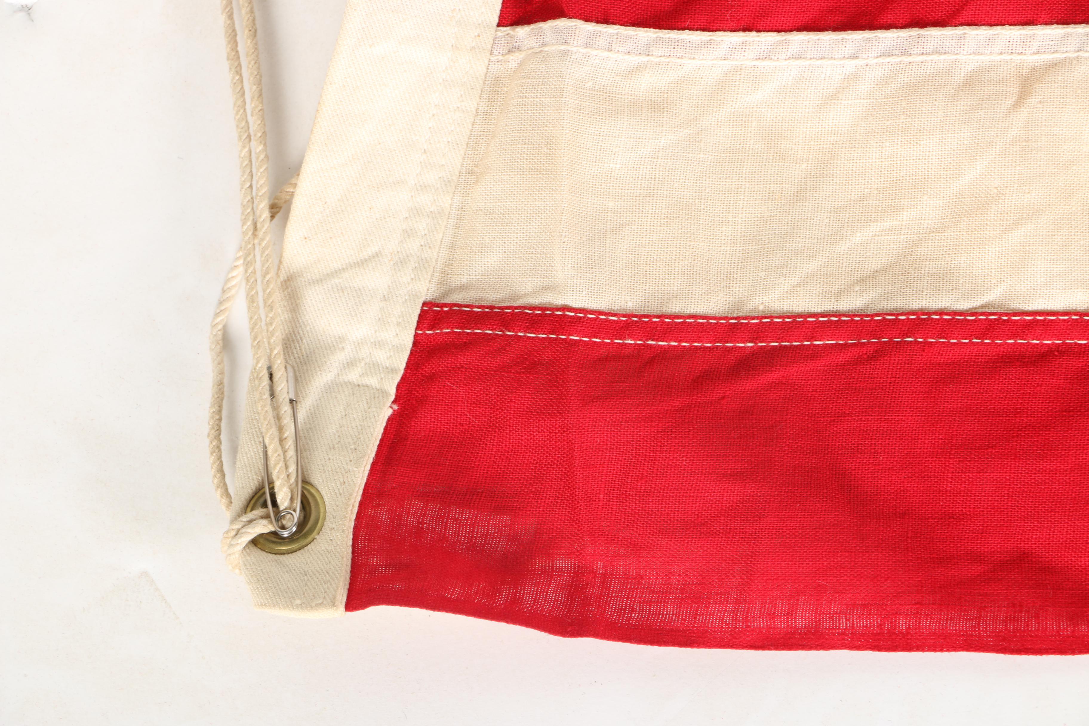 Two Vintage American Flags