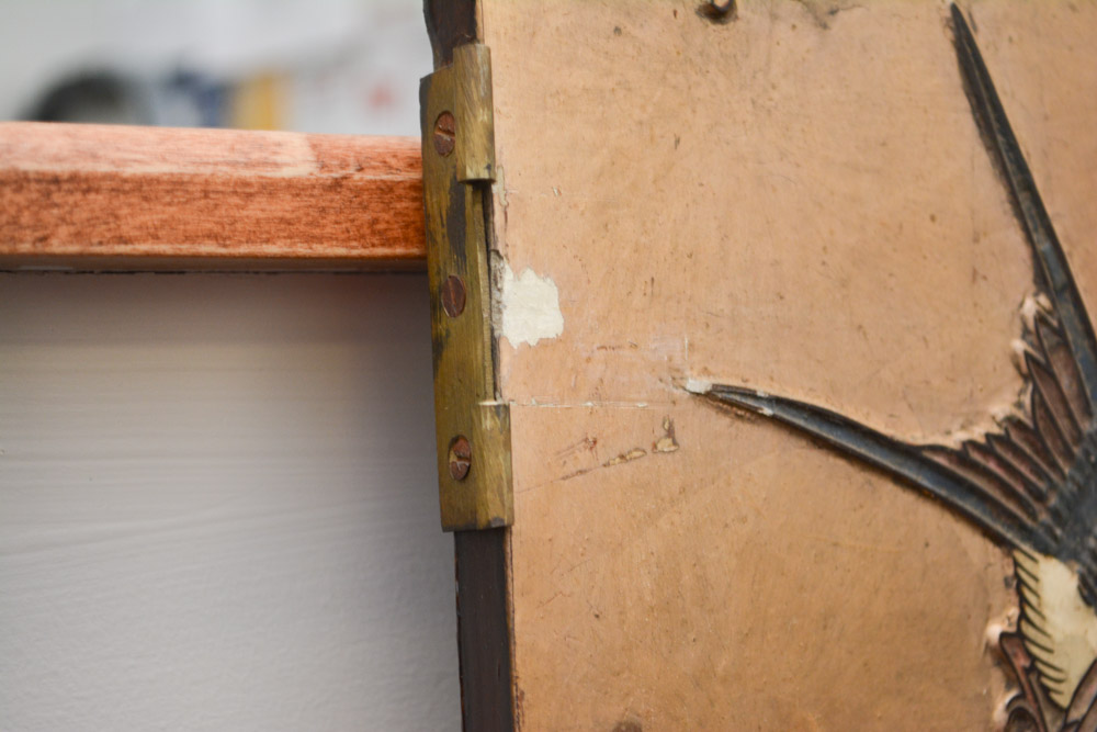 Chinese Lacquer Folding Screen