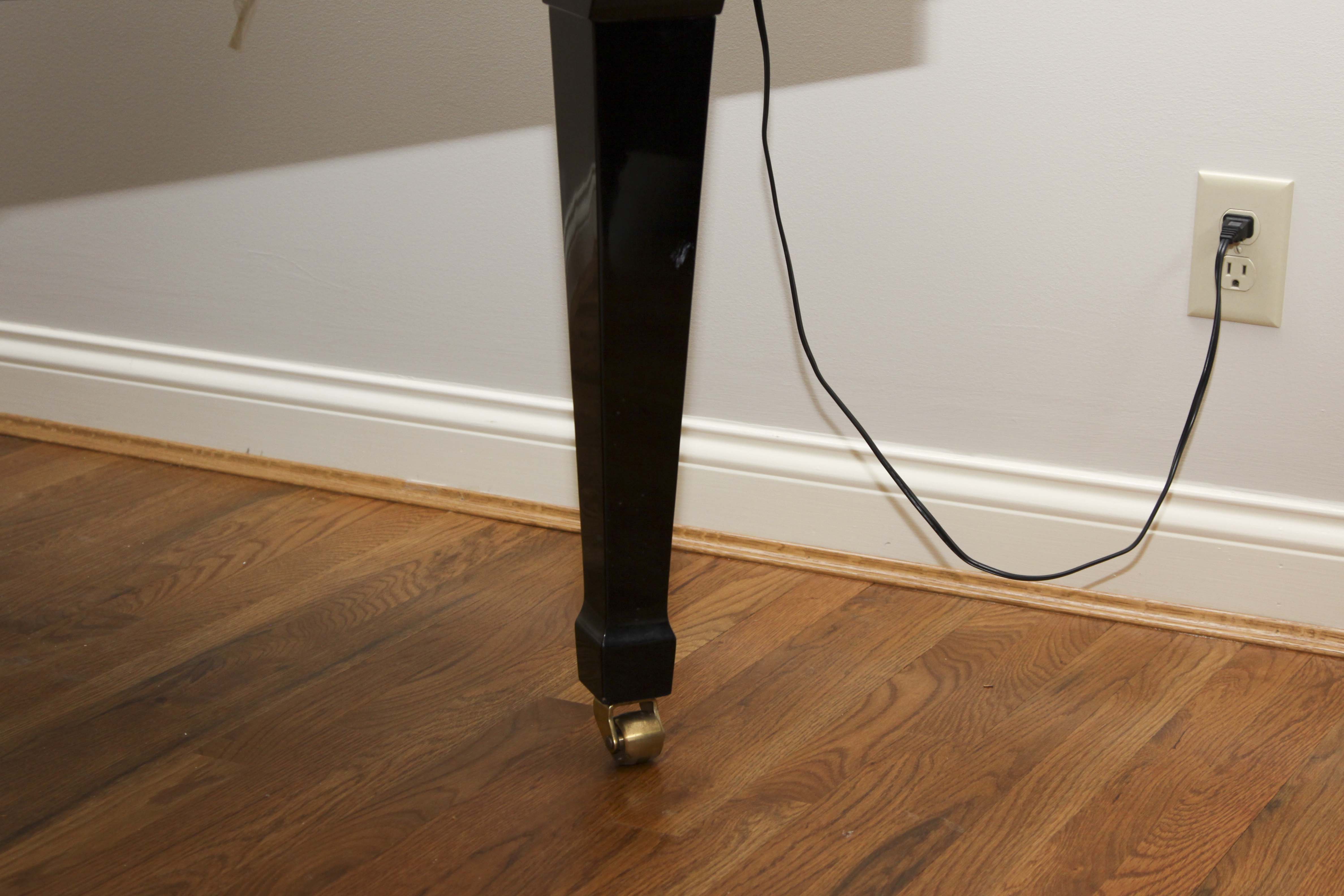 Kohler & Campbell Baby Grand Piano, Lamp and Seth Thomas Metronome