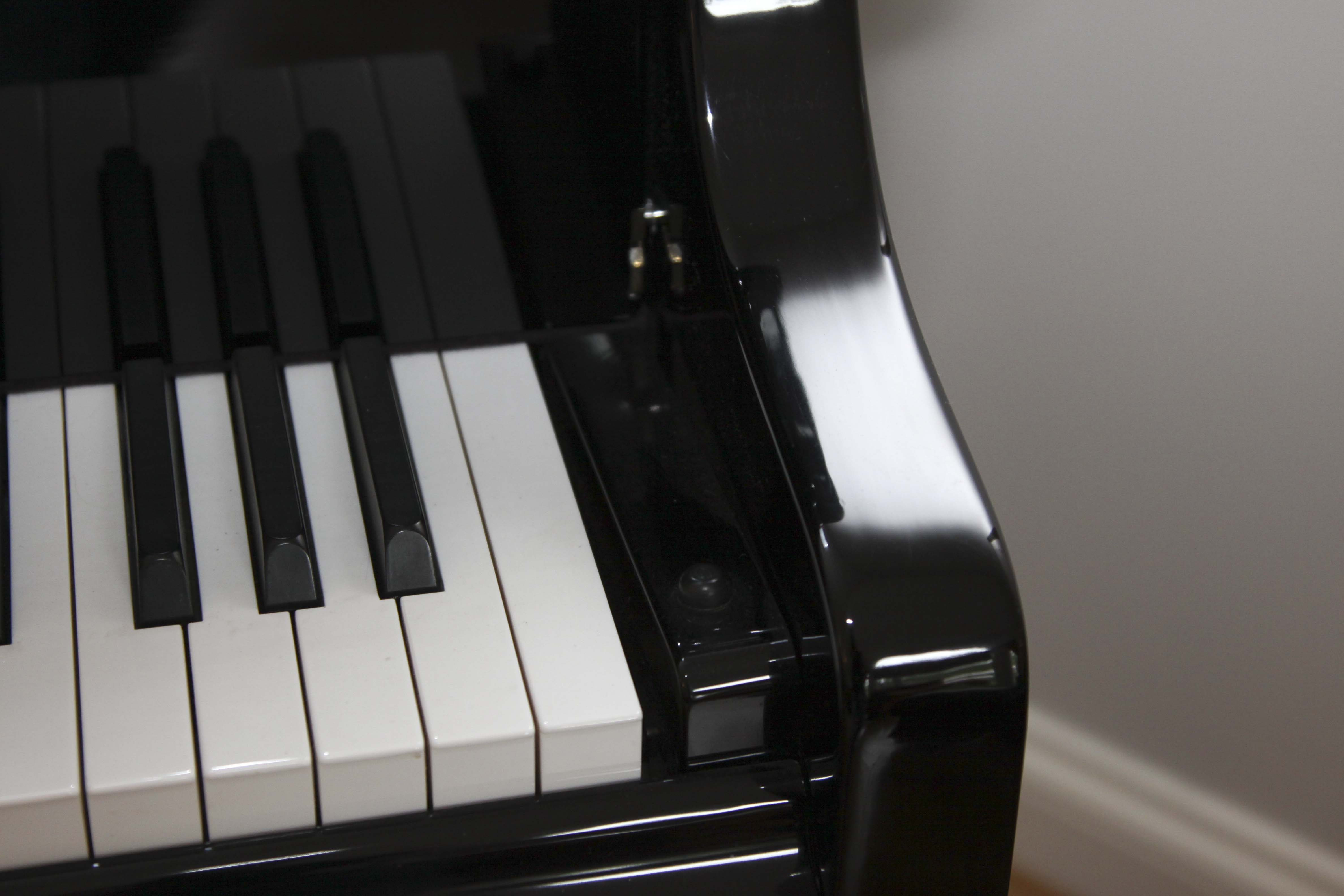 Kohler & Campbell Baby Grand Piano, Lamp and Seth Thomas Metronome