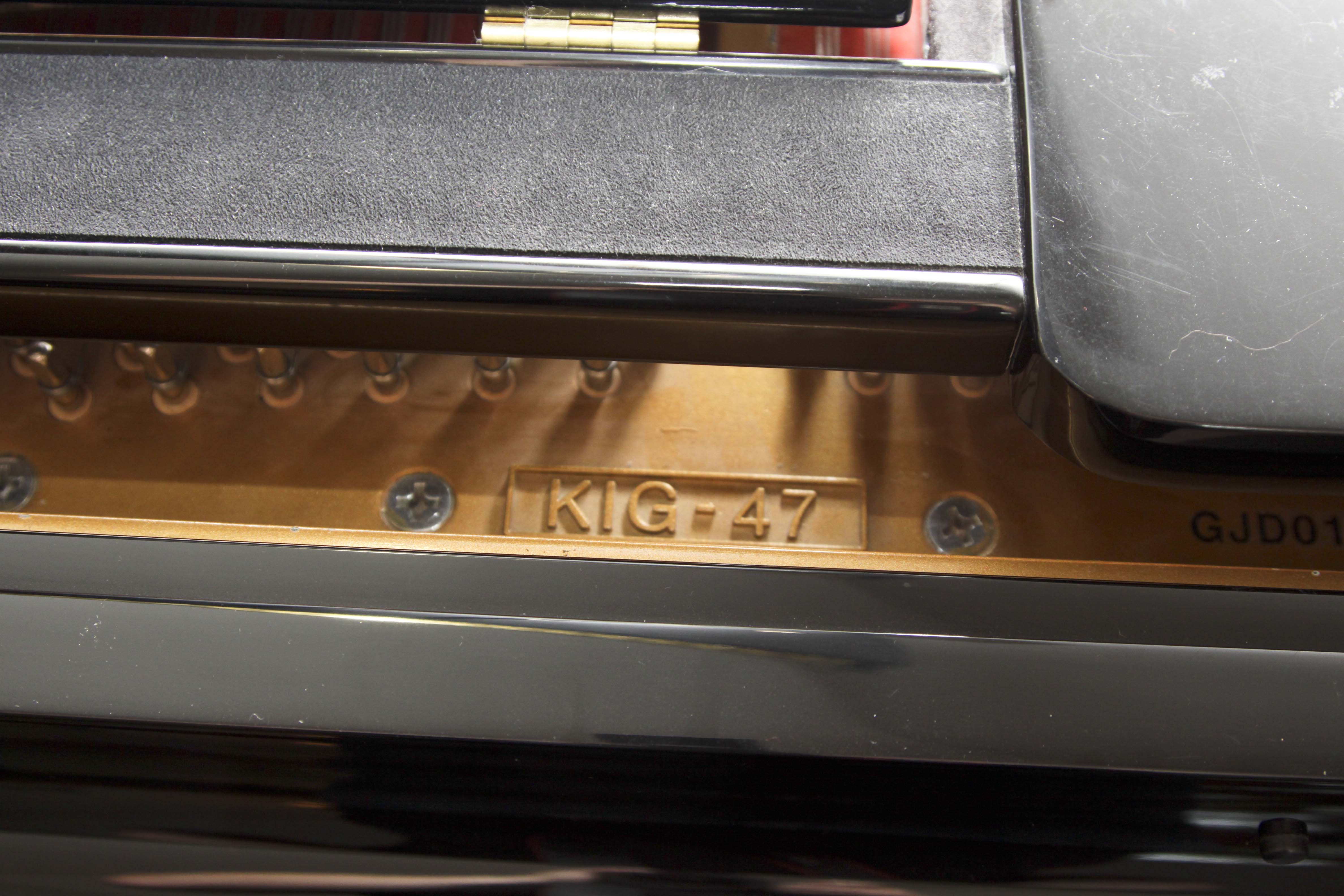 Kohler & Campbell Baby Grand Piano, Lamp and Seth Thomas Metronome