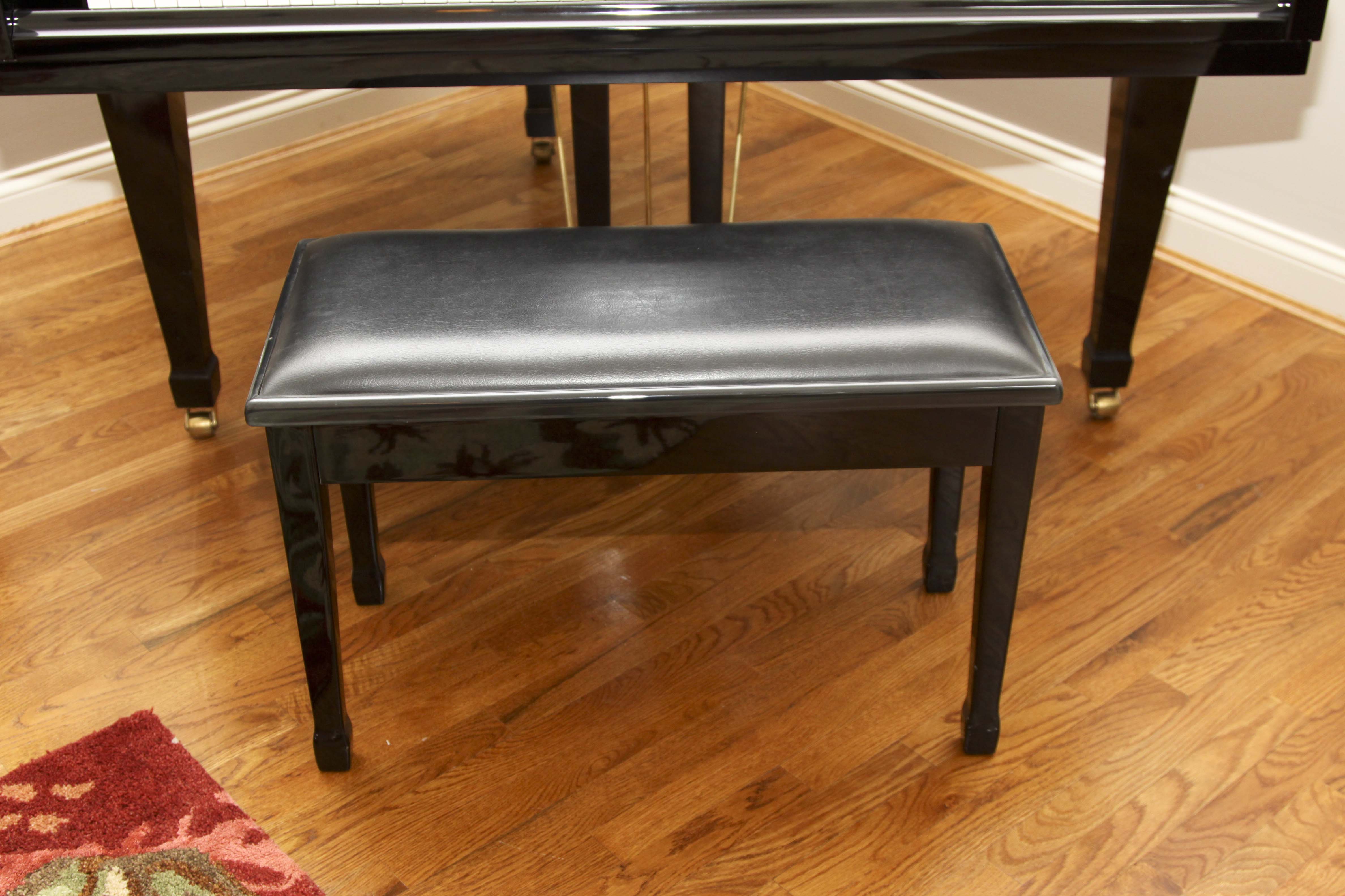 Kohler & Campbell Baby Grand Piano, Lamp and Seth Thomas Metronome