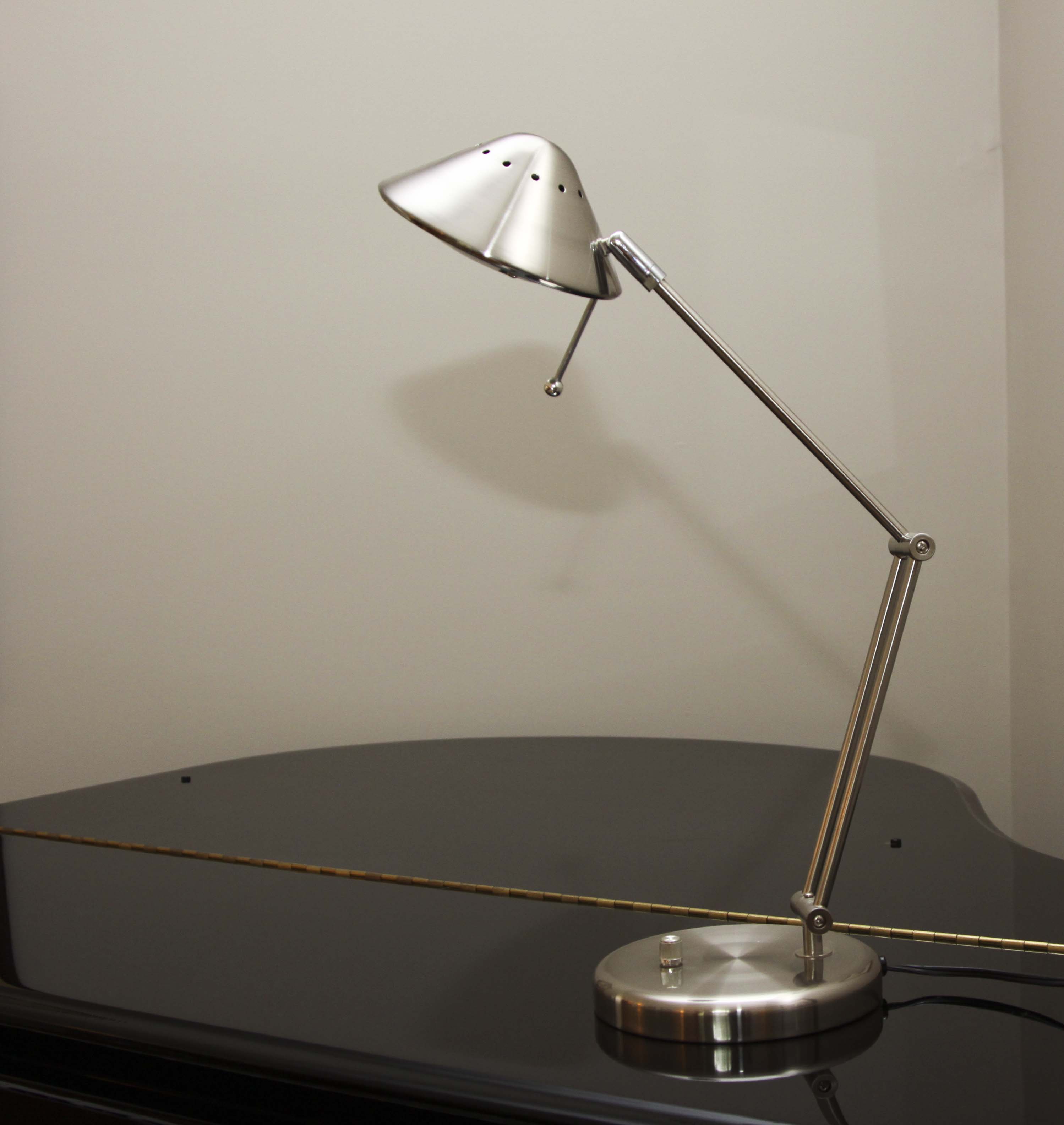 Kohler & Campbell Baby Grand Piano, Lamp and Seth Thomas Metronome