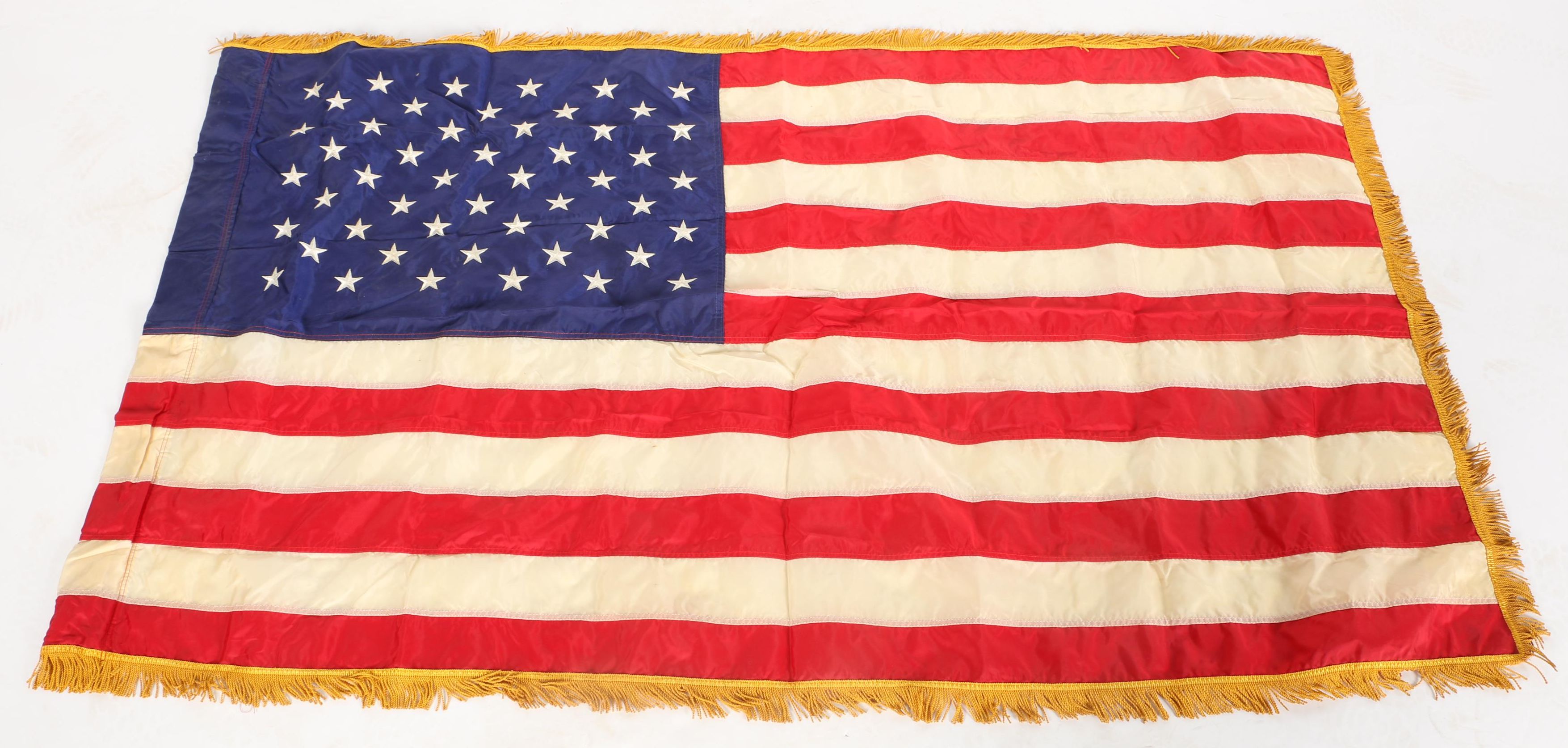 Two Vintage American Flags