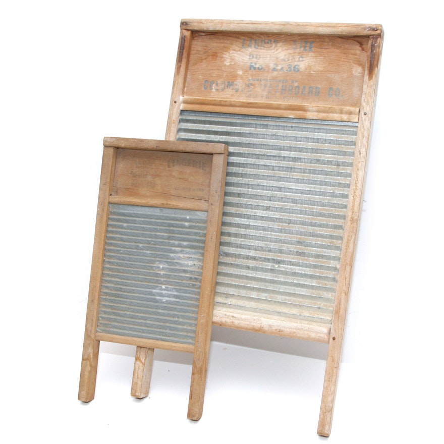 Pair of Antique Washboards
