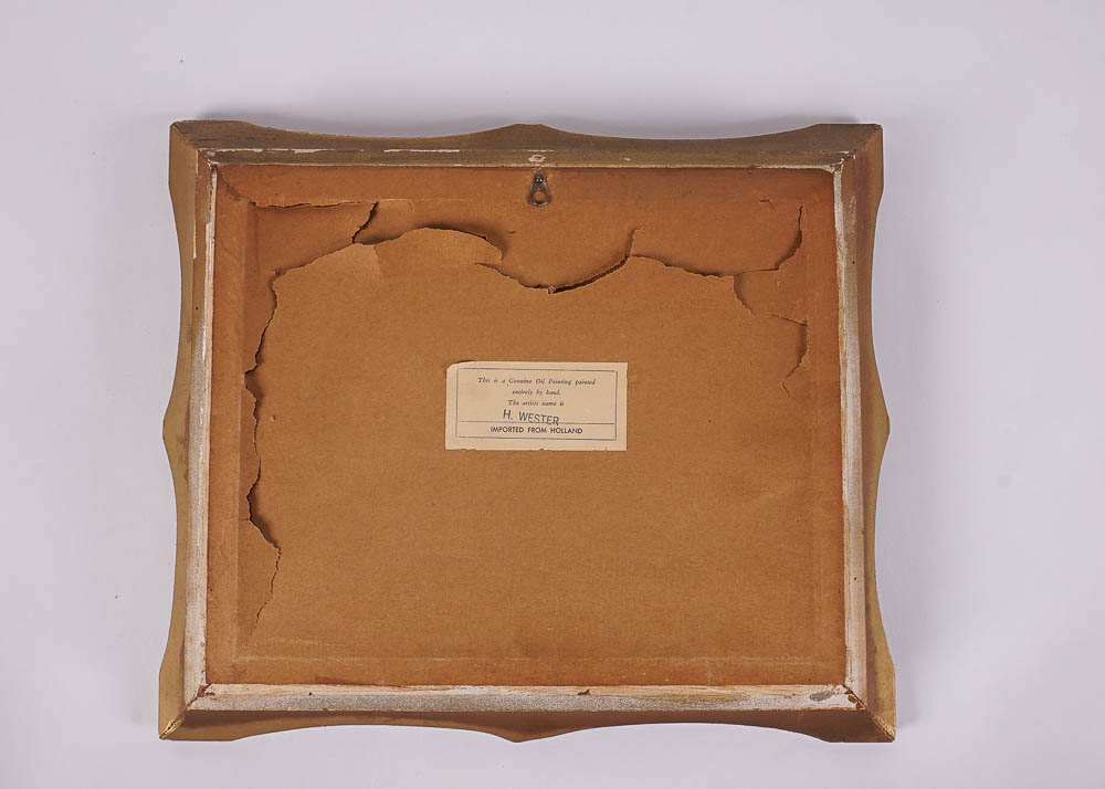 H. Wester Original Landscape Oil Painting