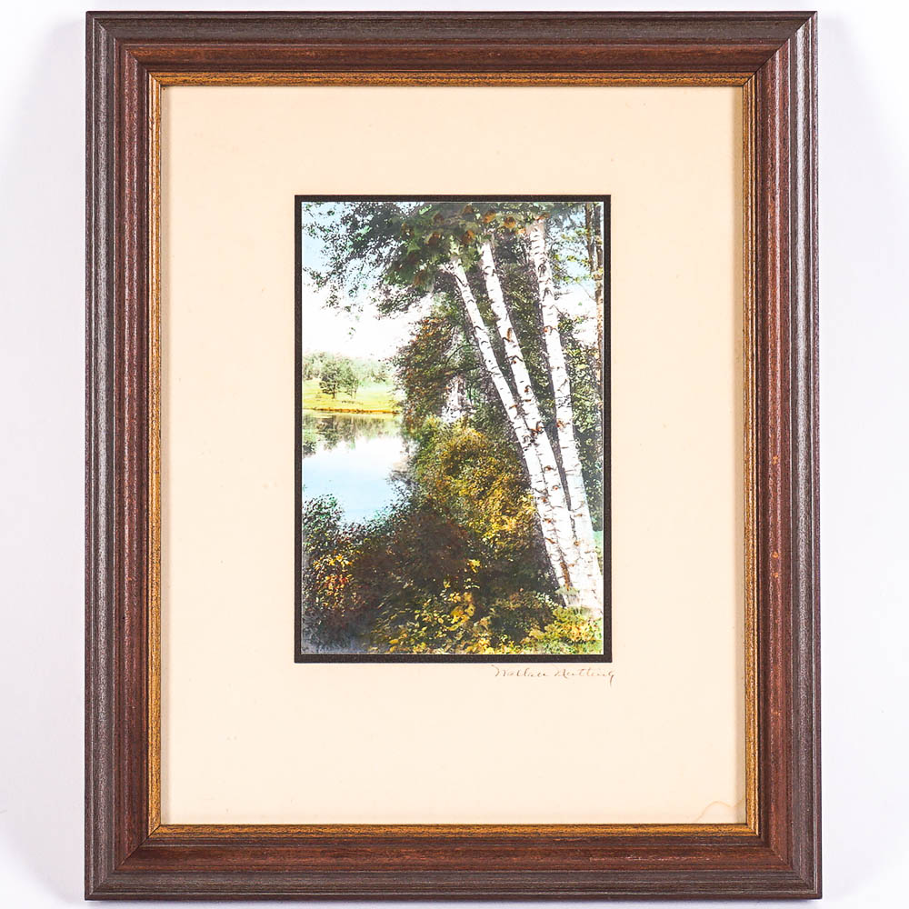 Wallace Nutting Hand Tinted Photograph