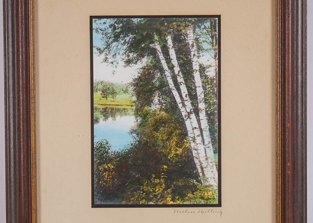 Wallace Nutting Hand Tinted Photograph