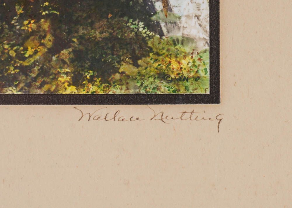 Wallace Nutting Hand Tinted Photograph