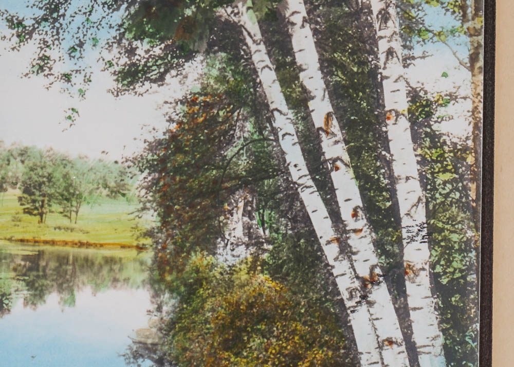 Wallace Nutting Hand Tinted Photograph