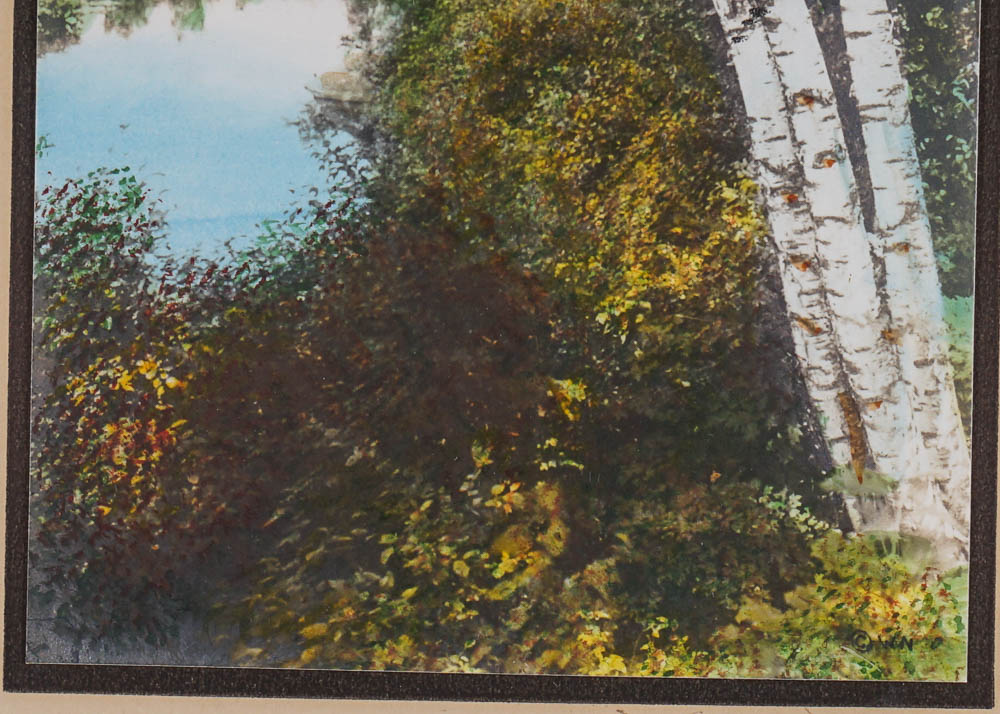 Wallace Nutting Hand Tinted Photograph