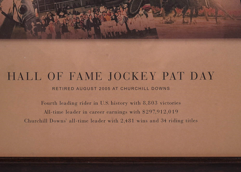 Autographed Pat Day Hall of Fame Poster