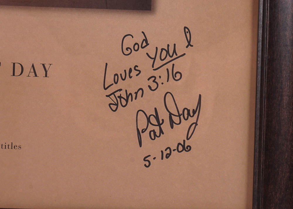 Autographed Pat Day Hall of Fame Poster
