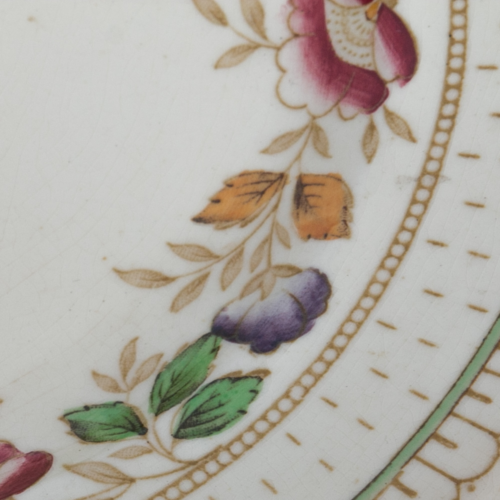 Vintage Woods Burslem "Brier" English Salad Plates