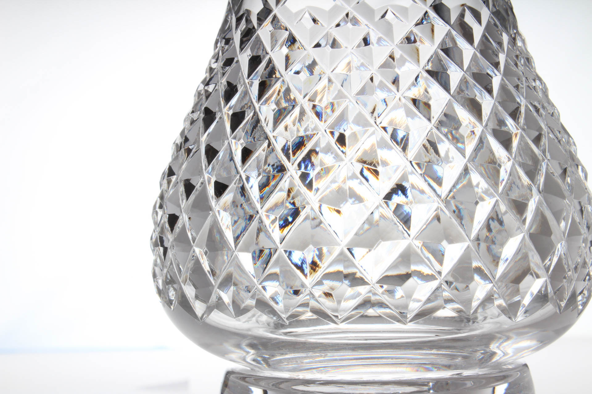 Waterford Crystal "Alana" Hurricane and Globe