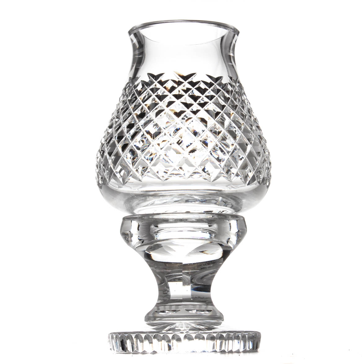 Waterford Crystal "Alana" Pattern Hurricane and Globe