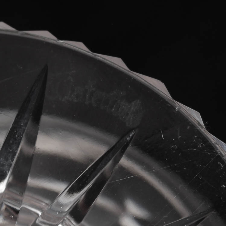 Waterford Crystal "Alana" Pattern Hurricane and Globe