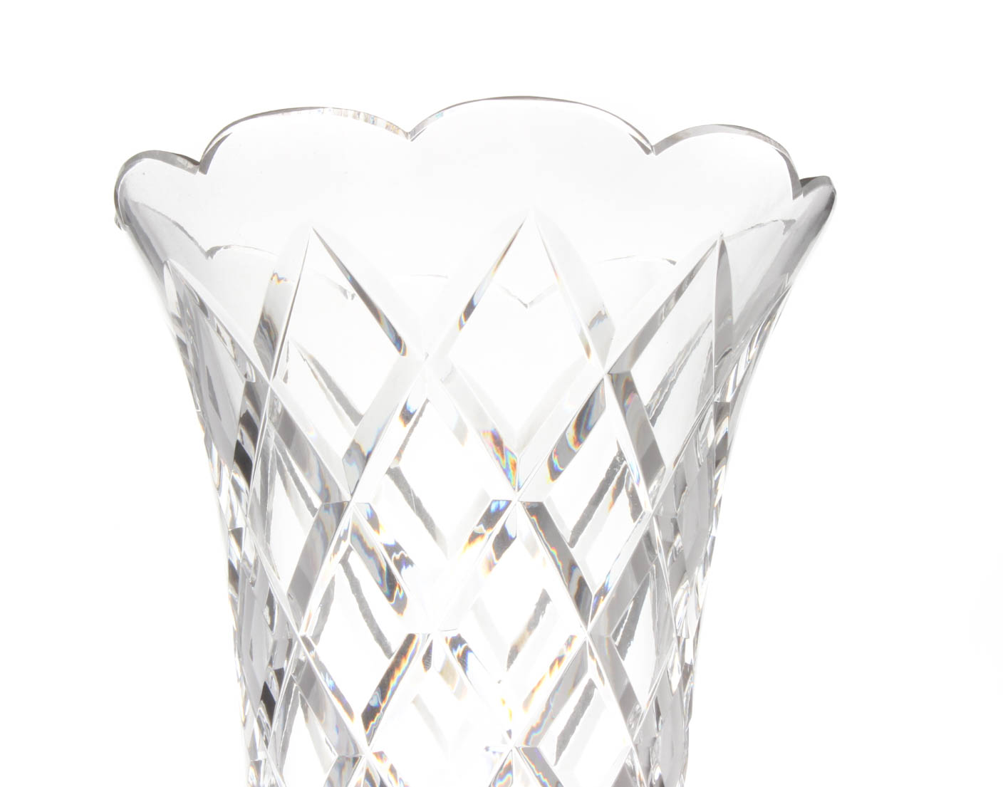 Waterford Crystal Large Footed Vase