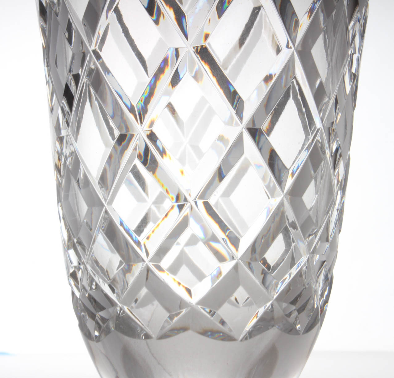 Waterford Crystal Large Footed Vase