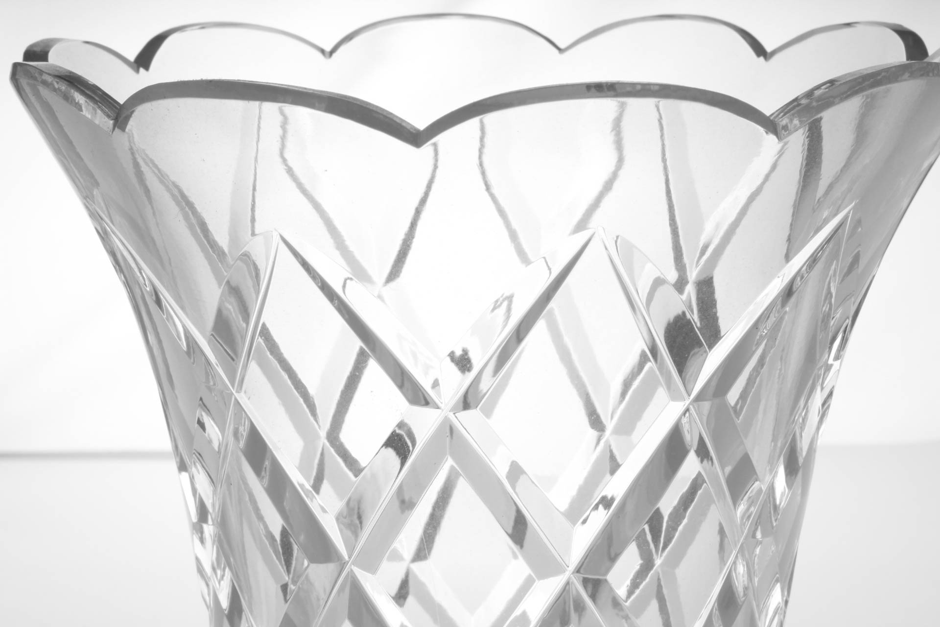 Waterford Crystal Large Footed Vase