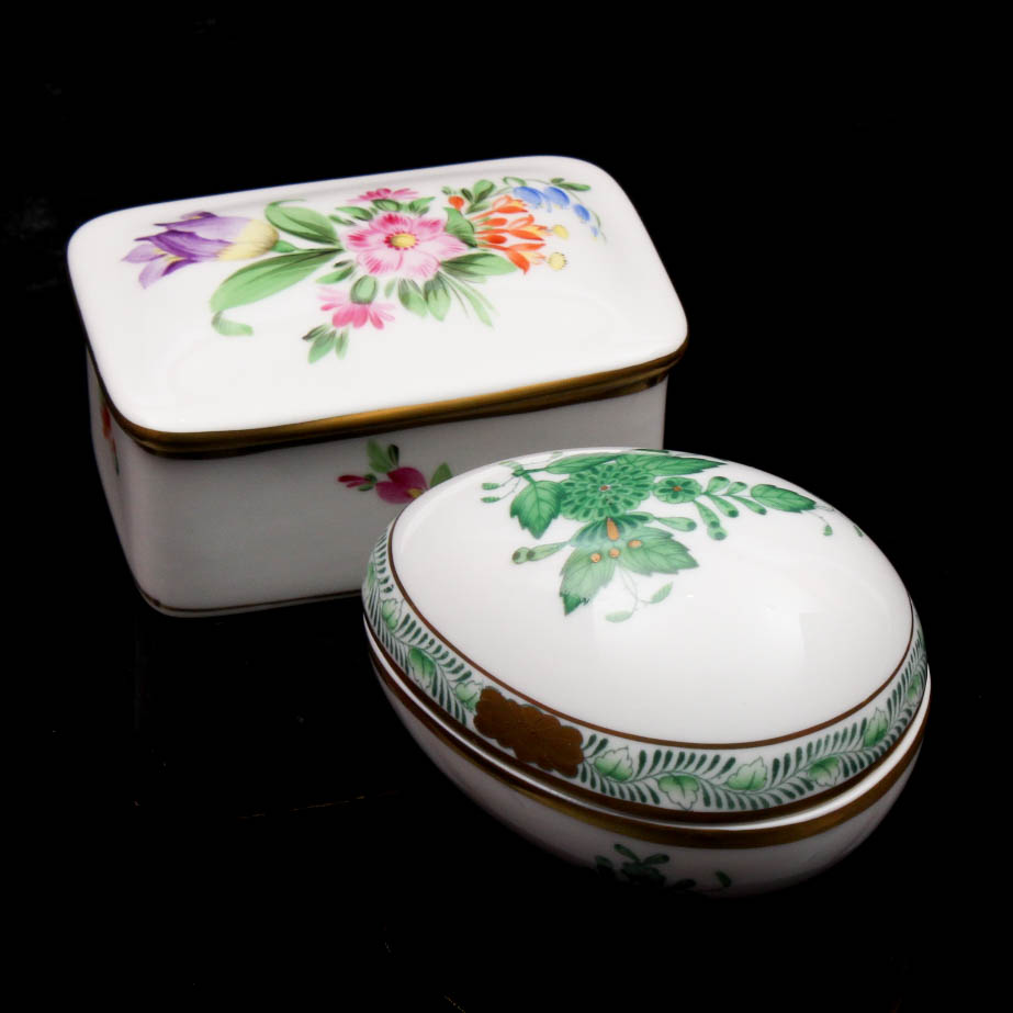 Collection of Herend Hand Painted Porcelain