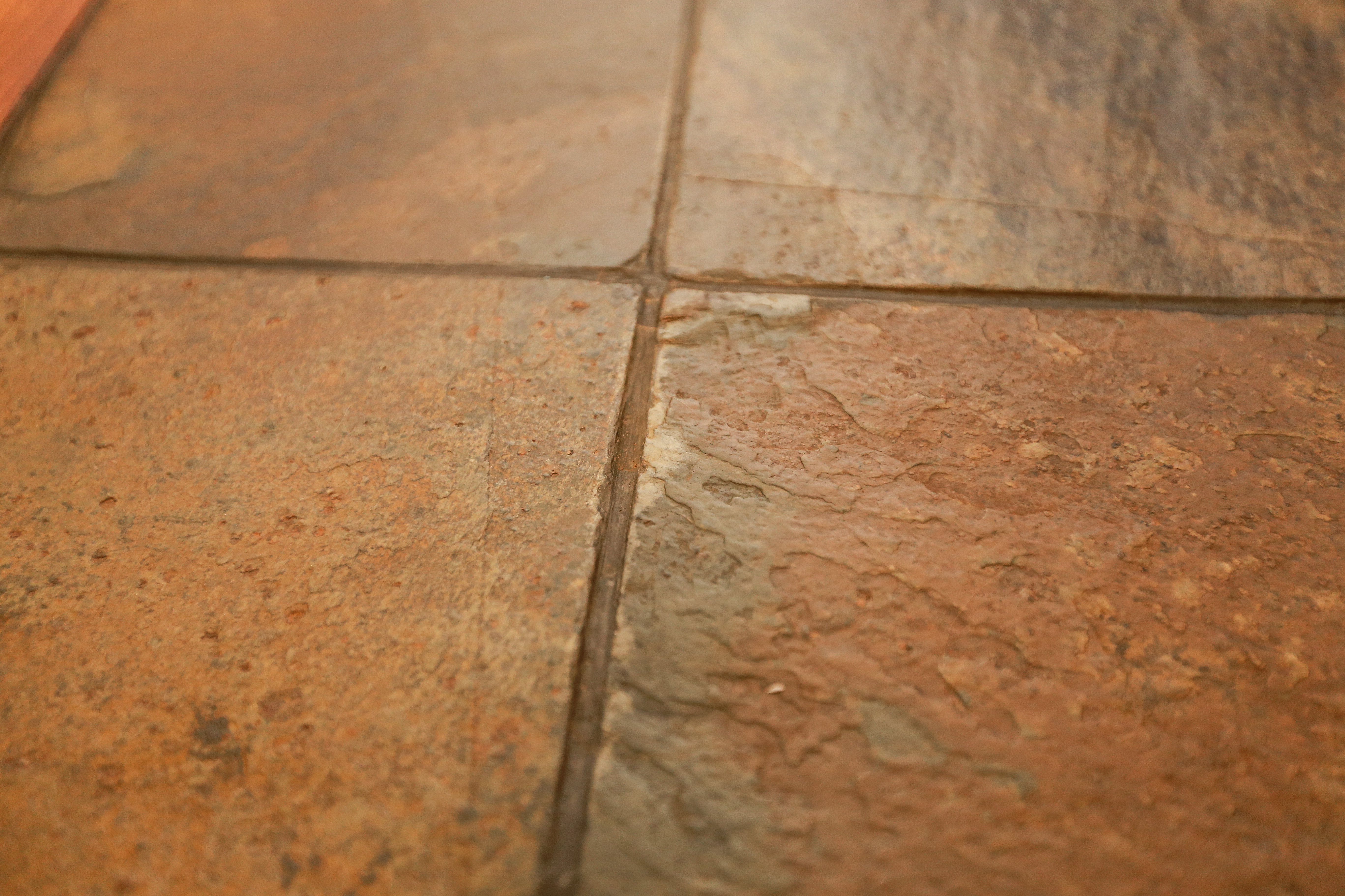 Contemporary Slate Tile Coffee Table