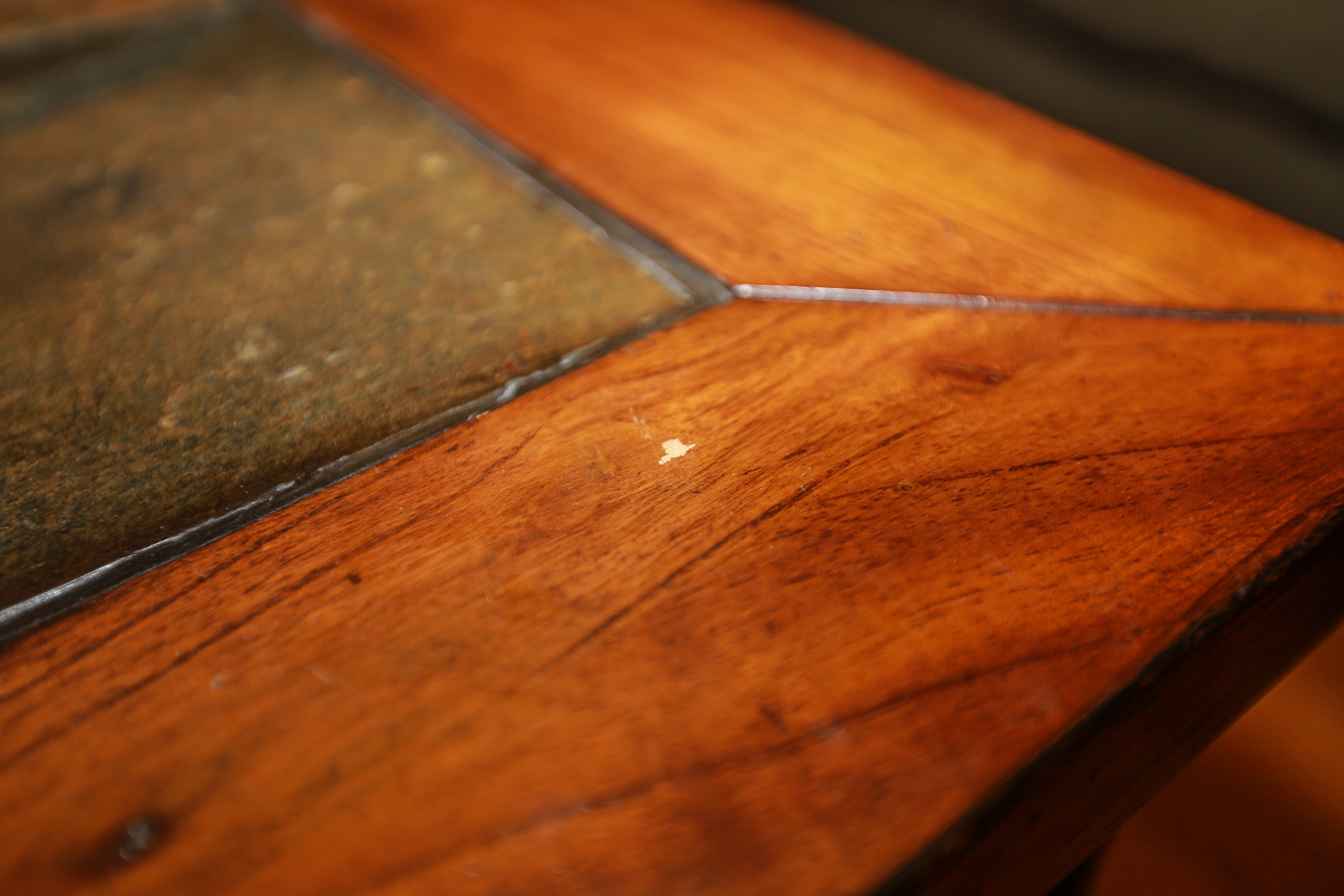 Contemporary Slate Tile Coffee Table