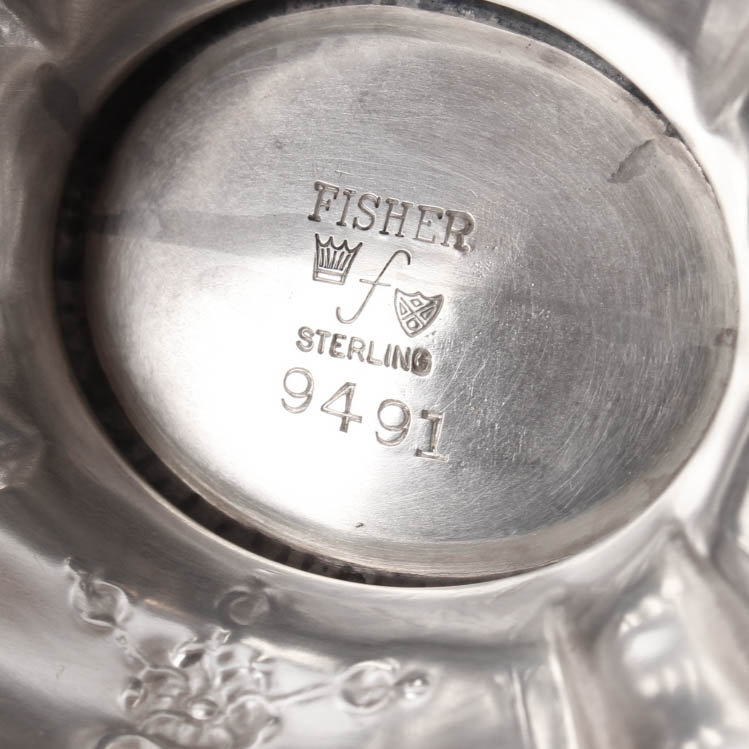 Fisher Sterling Silver Three-Piece Coffee Service