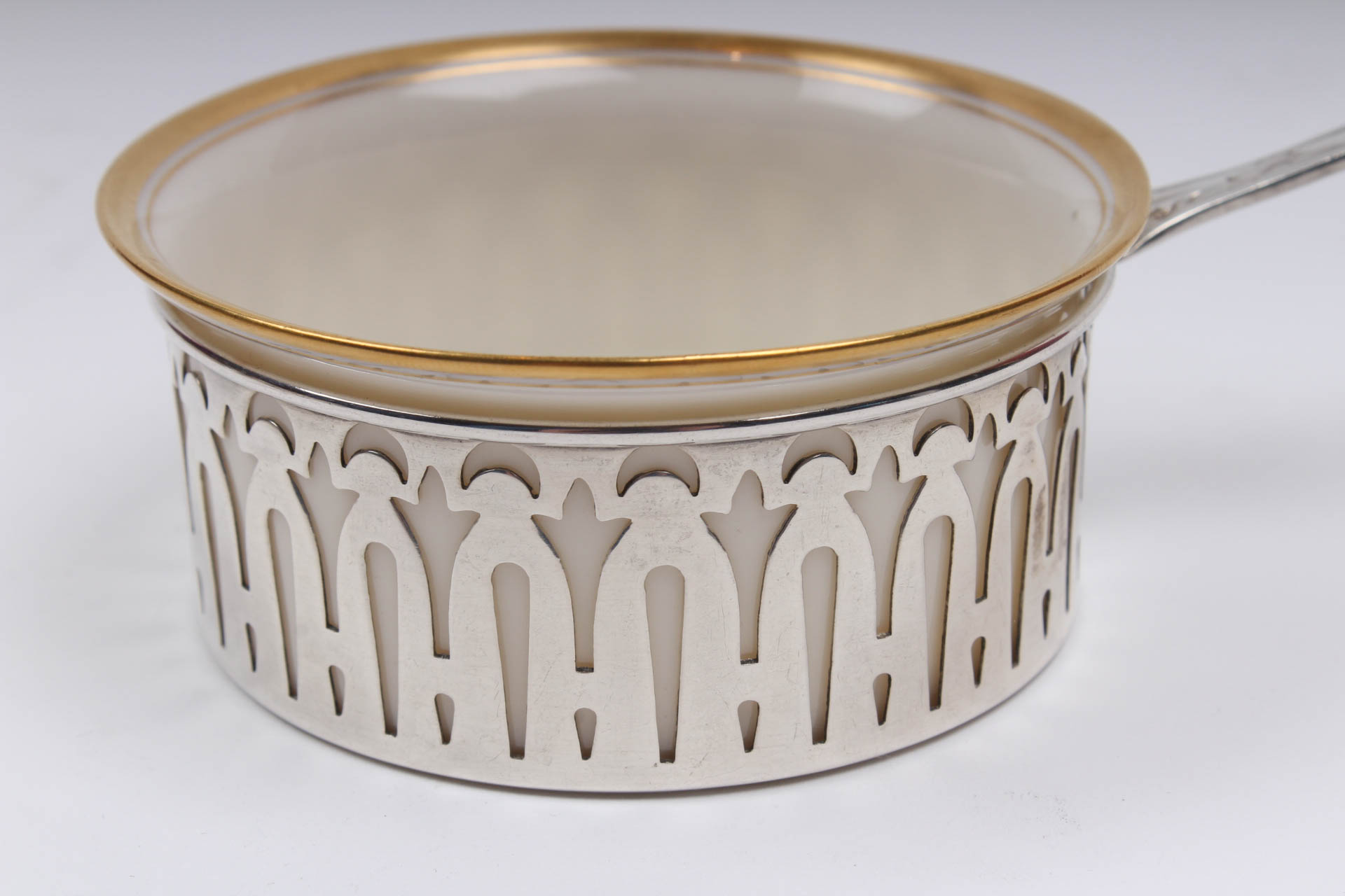 Mechanics Sterling Silver Dessert Servers with Lenox Inserts