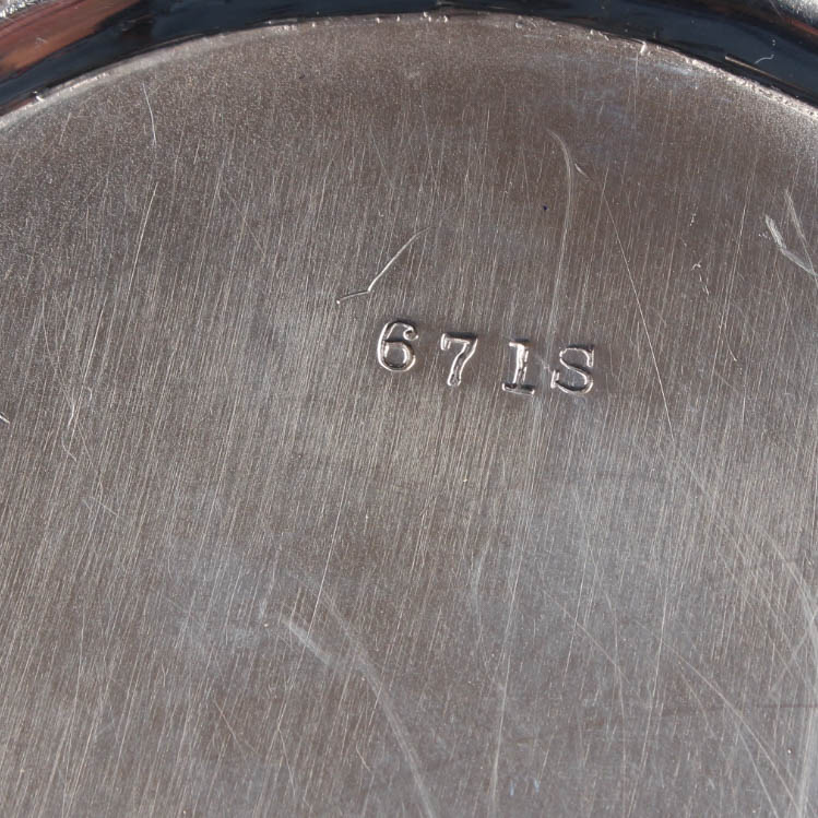 Roger Williams Silver Co. Sterling Silver Openwork Basket