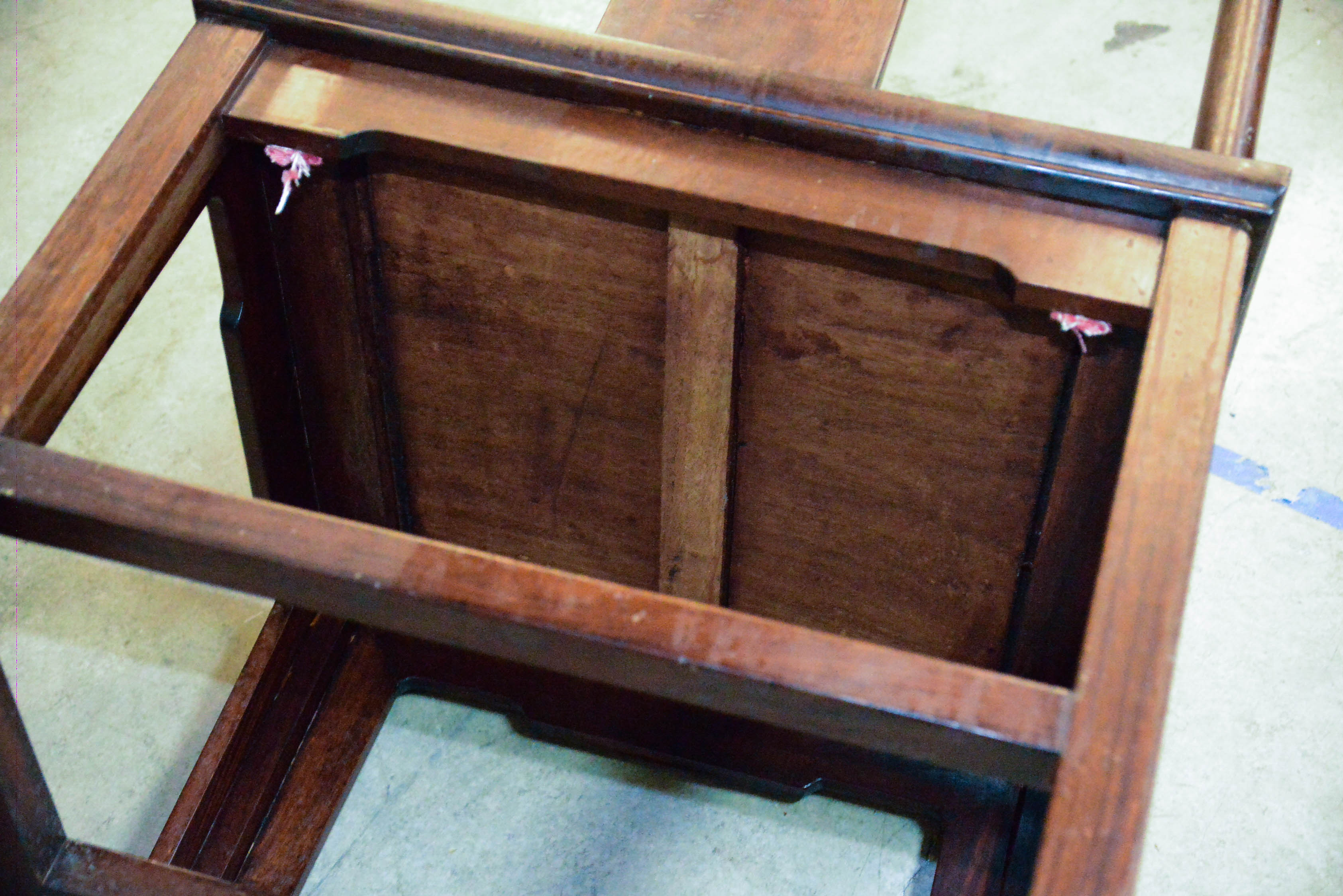 Four Wooden Asian Inspired Chairs