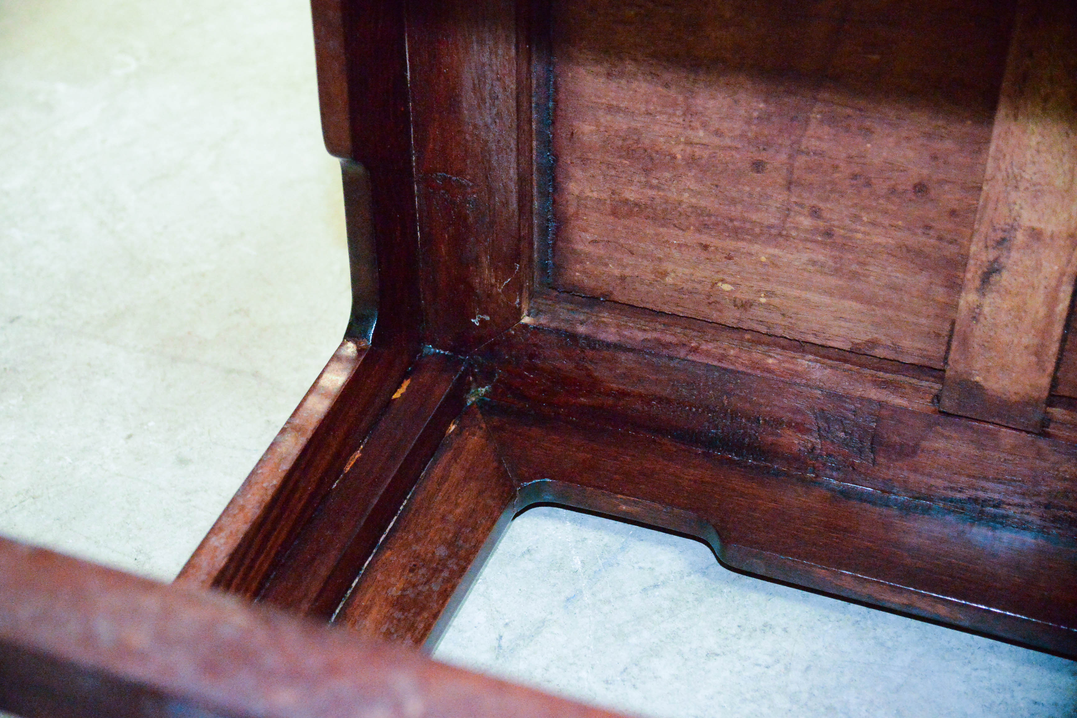 Four Wooden Asian Inspired Chairs